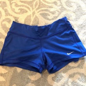 Blue Nike spandex